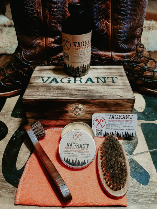 Vagrant Premium Leather Boot Care Kit